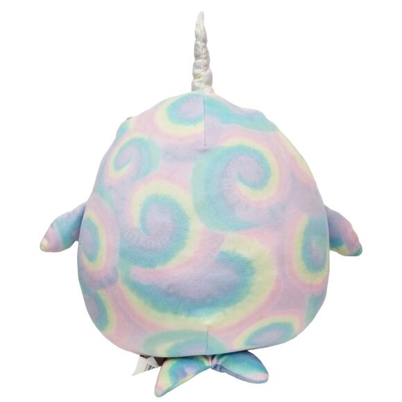Ter The Narwhal Kelly Toy 12 Inch Squishmallow Tie Dye Valentines 2023 Heart - Picture 2 of 6